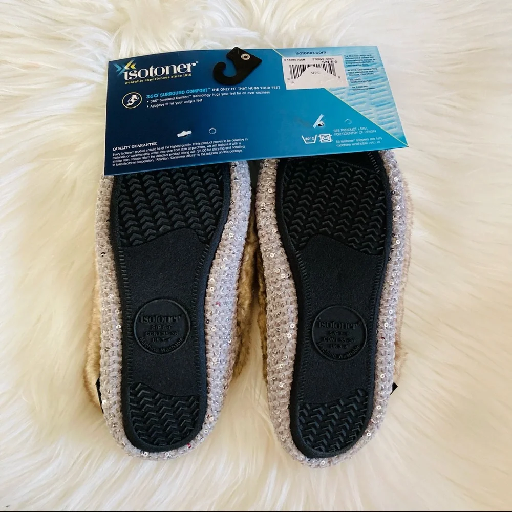 NWT Isotoner Ballerina Slippers Ballet Flats